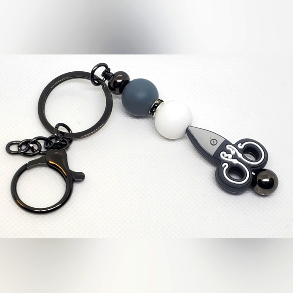 B2G1F 1pc Beaded Keychain, New